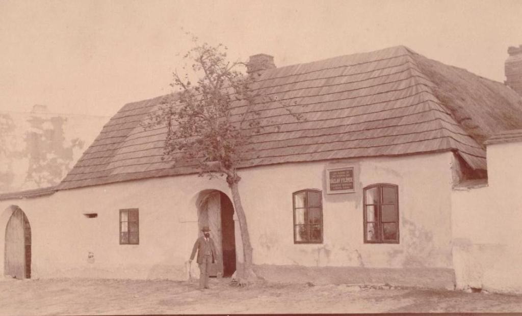 Asi nejstarší fotografie rodného domu Václava Filípka od paní J.Filípkové.